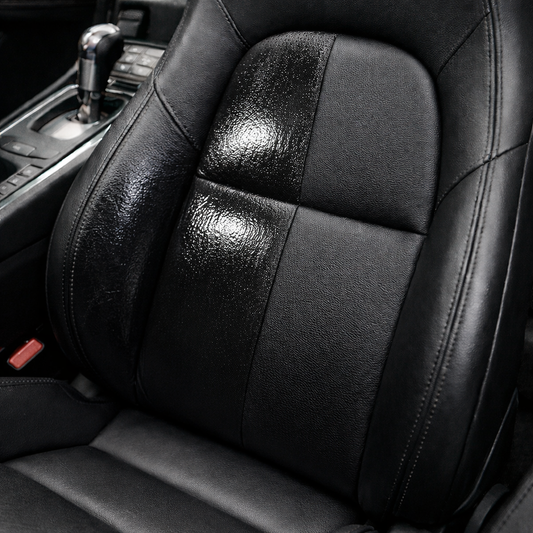 comparativa productos cuero coche brillo grasa vs acabado natural