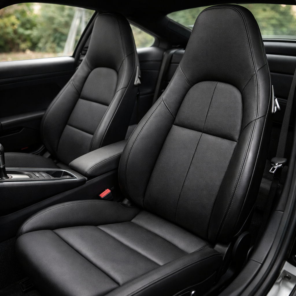 interior coche cuero perfecto estado acabado natural mantenimiento correcto