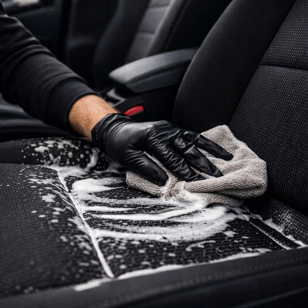 Limpieza de textiles y tapicería del coche: cómo limpiar asientos sin dejar cercos ni humedad