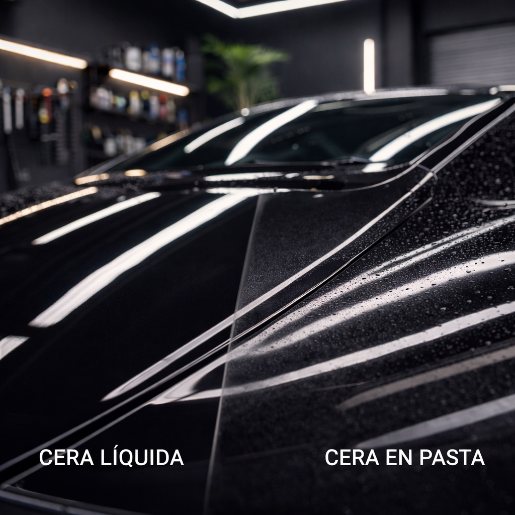 Cera líquida vs cera en pasta: cuál elegir según tu coche