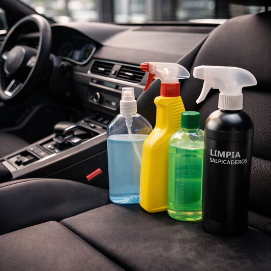 producto incorrecto salpicadero coche daño plásticos interior limpieza incorrecta coche