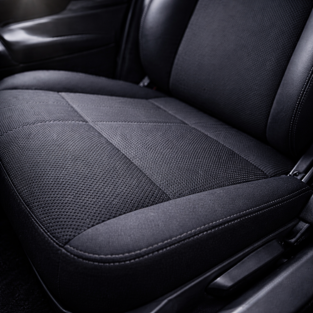 limpieza y desinfeccion tapiceria coche diferencia proceso interior detalle asiento