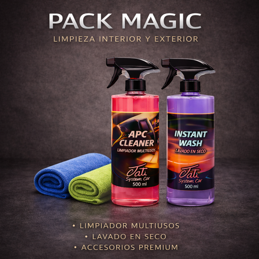 LIMPIEZA INTERIOR Y EXTERIOR - PACK MAGIC - ENVASE 500ML