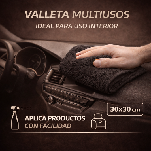 BAYETA  NEGRA MULTIUSOS 30 X 30