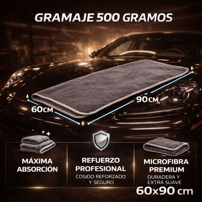 TOALLA DE SECADO 60 X 90 cm - GRAMAJE 500 G /m2