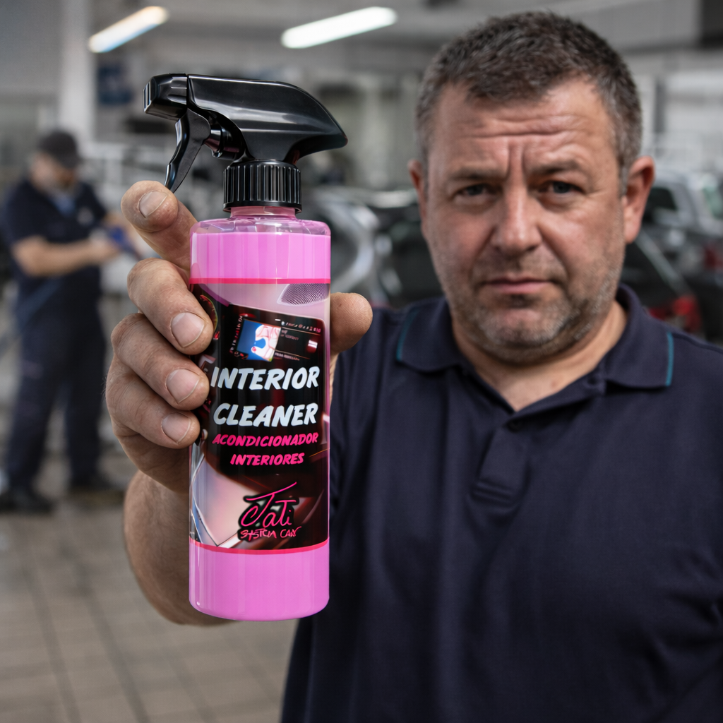 abrillantador de interiores coche sin restos grasos ni brillo excesivo