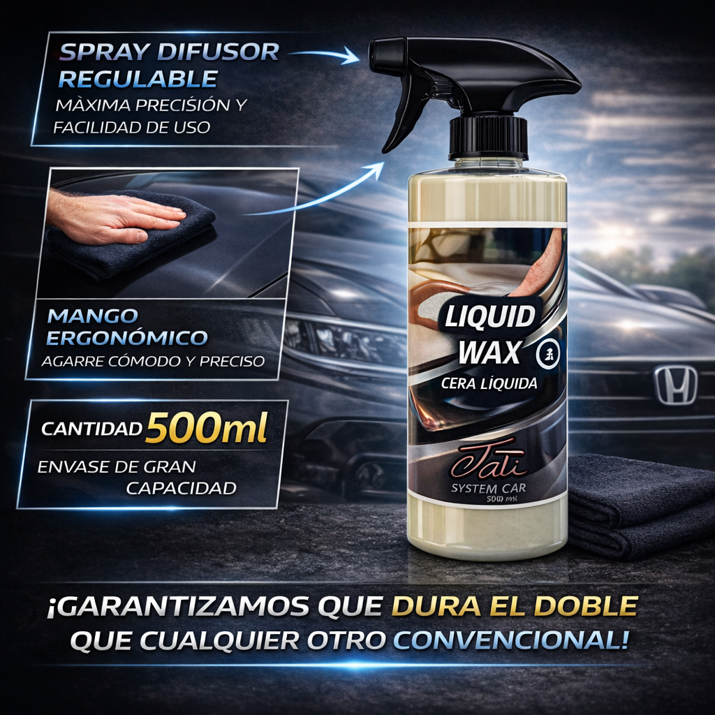 acabado brillante y uniforme en carrocería coche