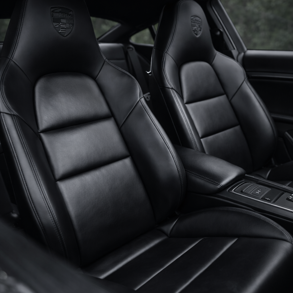 comparativa antes y despues en cuero coche seco mostrando hidratacion y recuperacion del material