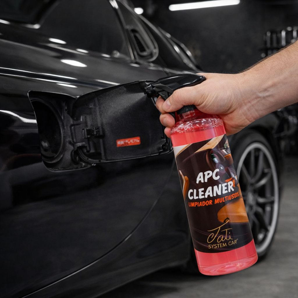 apc detailing coche limpieza segura para todas las superficies