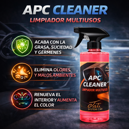 apc limpieza interior coche para plásticos y superficies
