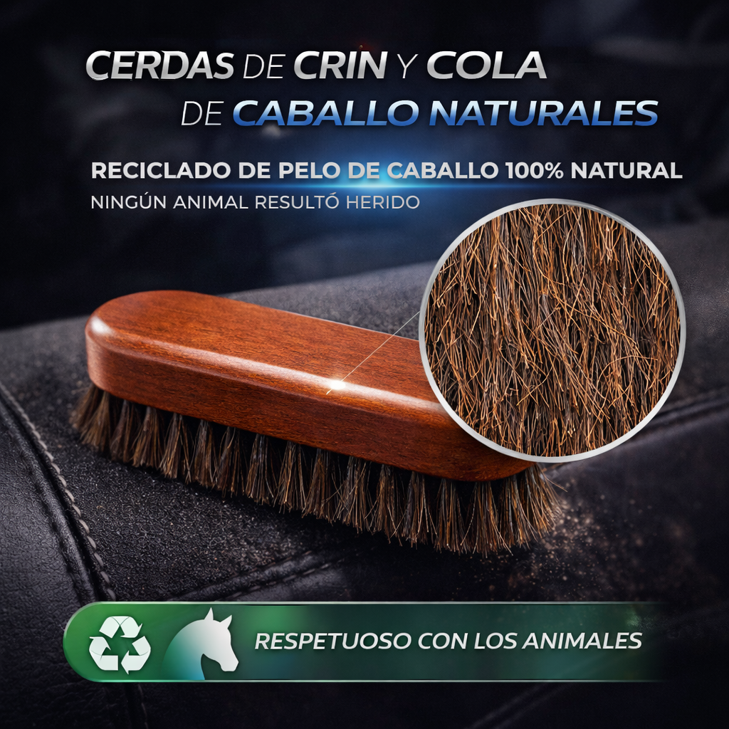 cepillo detailing interior coche para textiles y superficies delicadas