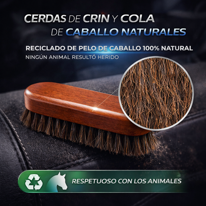 cepillo detailing interior coche para textiles y superficies delicadas