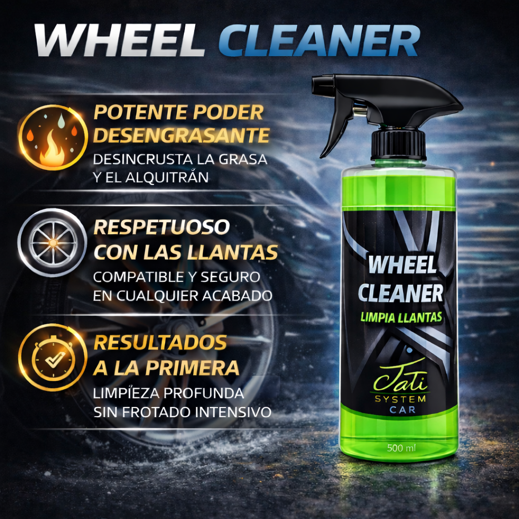 eliminar polvo de freno en llantas con producto seguro