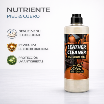 producto para hidratar cuero coche con acabado natural y tacto seco