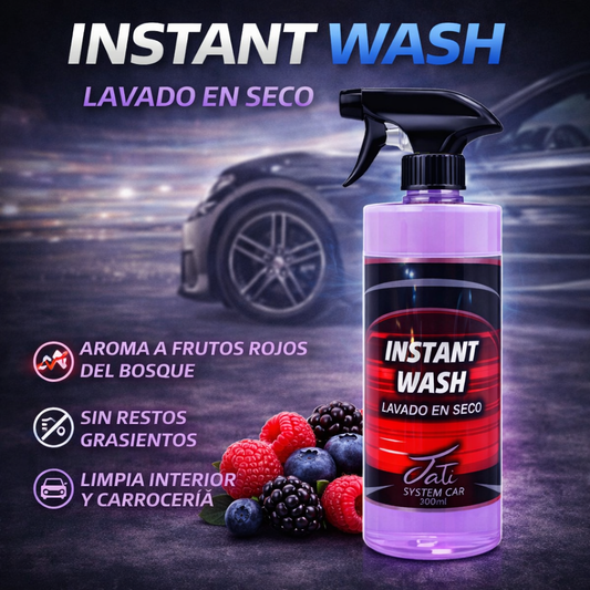 lavado en seco coche sin agua para mantenimiento rápido