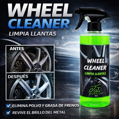 limpia llantas coche no férrico 500ml mantenimiento seguro