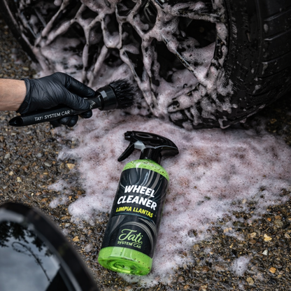 limpia llantas pensado para mantenimiento habitual sin riesgo para el acabado de la llanta