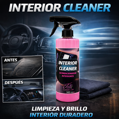 limpiador salpicadero coche con acabado natural sin brillo