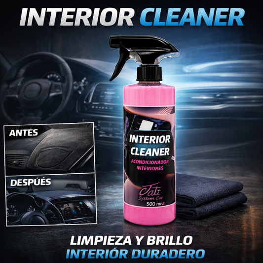 limpiador salpicadero coche con acabado natural sin brillo