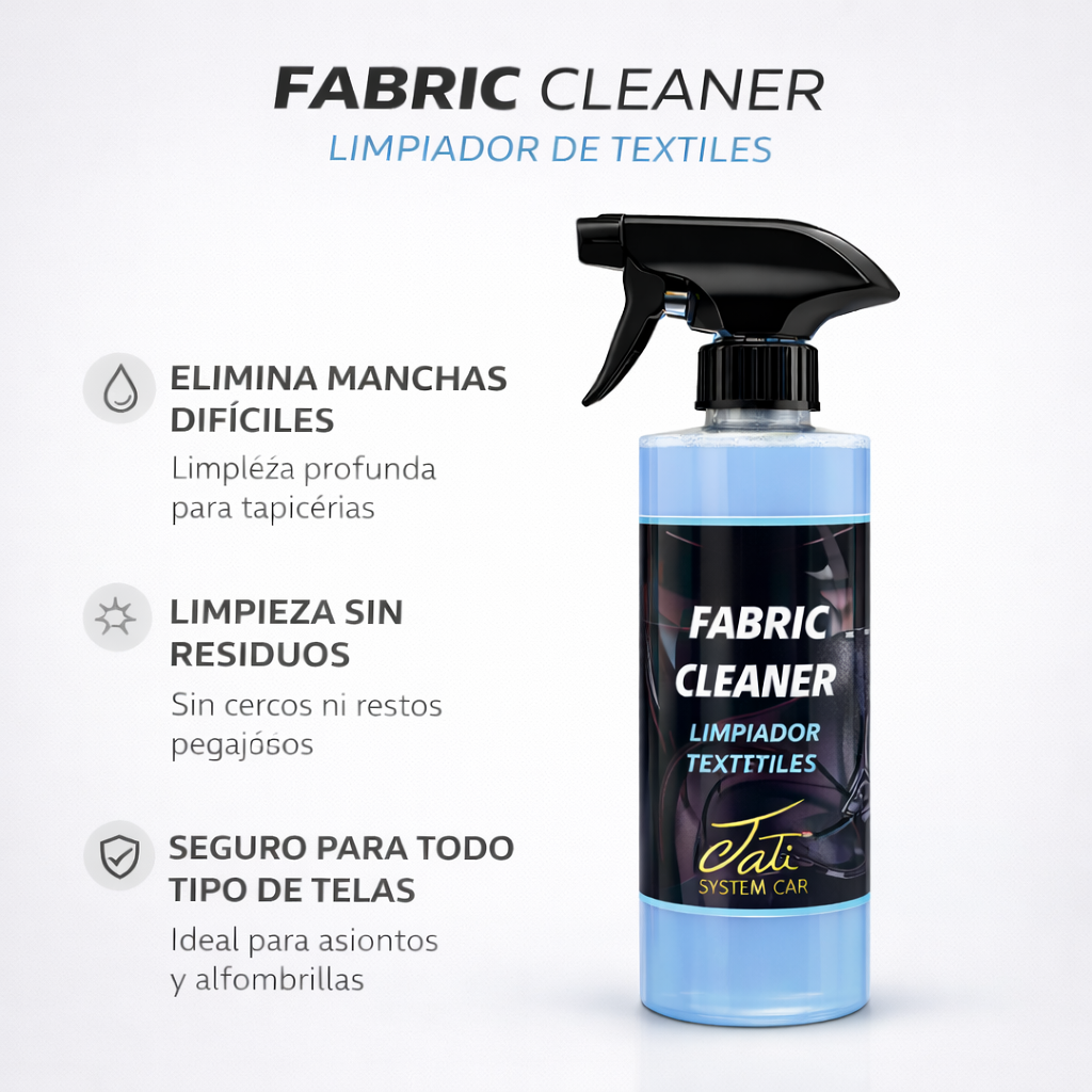 limpiar asientos coche tela sin dañar ni empapar