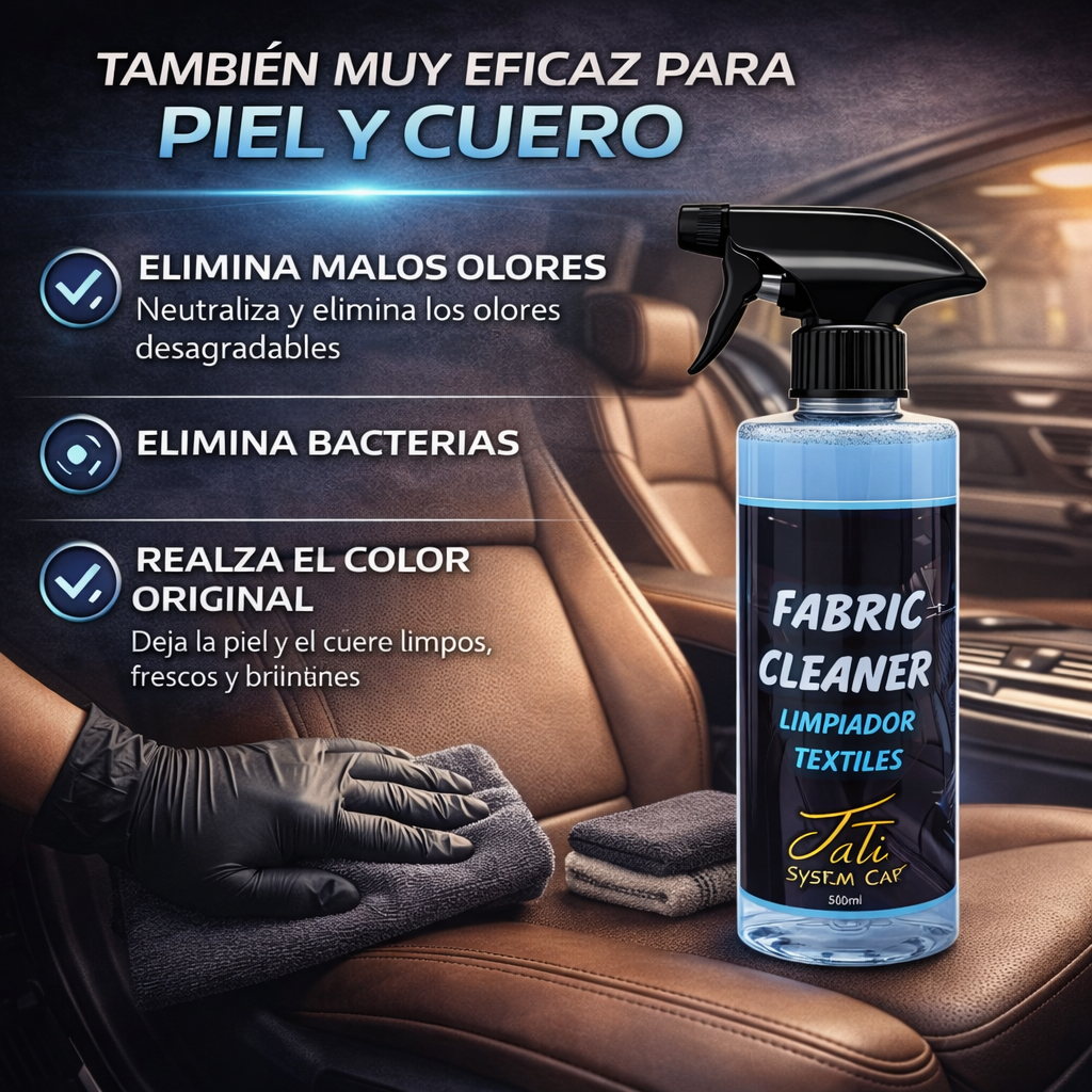 limpieza de cuero interior coche sin dañar el material