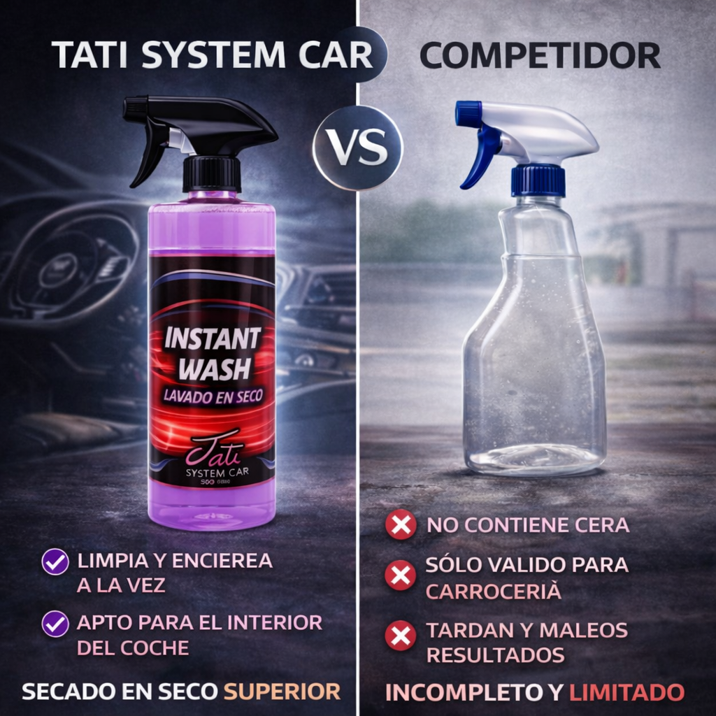 limpieza exterior coche sin manguera ni cubo