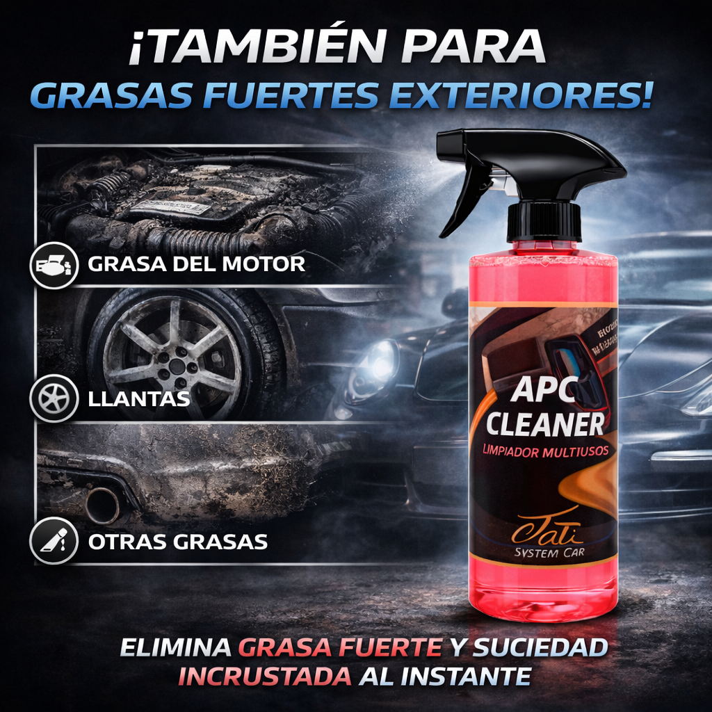 limpieza de plásticos coche con apc profesional