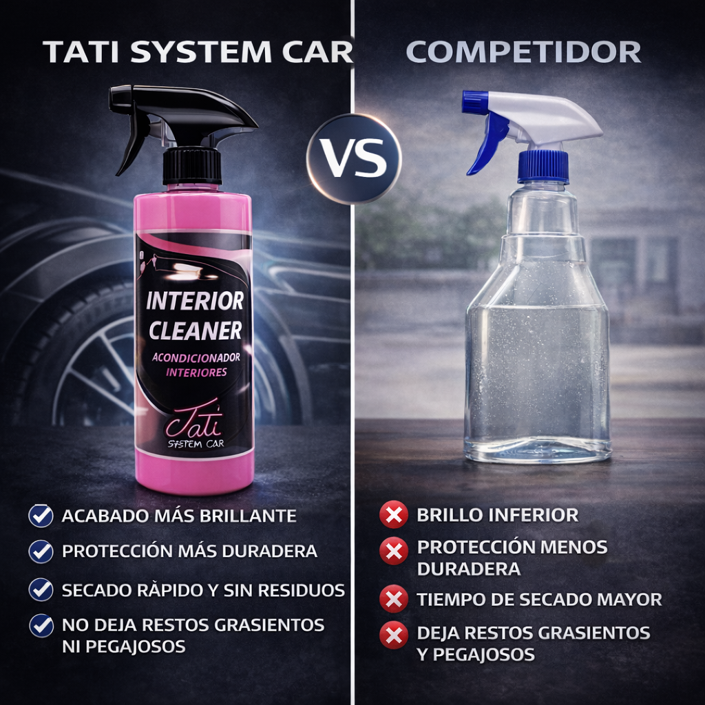 limpieza tablero coche profesional sin dejar cercos