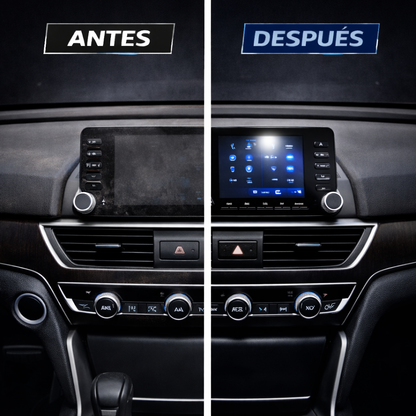 mantenimiento interior coche salpicadero limpio y uniforme