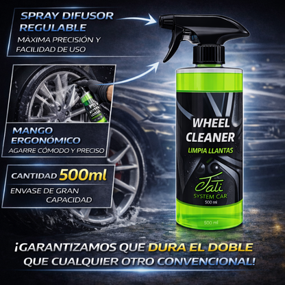 producto para llantas coche seguro en acabados delicados