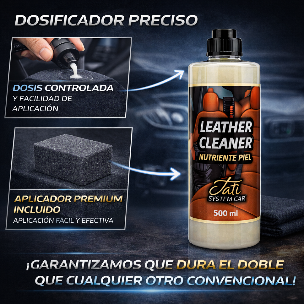 protección cuero coche para mantener elasticidad y aspecto