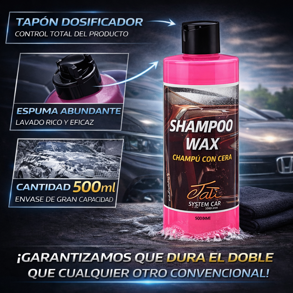 protección pintura coche durante el lavado con cera