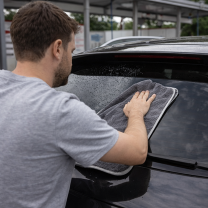 toalla alta absorción para secado completo del coche